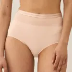 Culotte taille haute ceinture transparente - beige claire Culotte taille haute ceinture transparente - beige claire