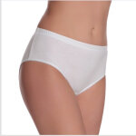Culotte taille haute en coton blanche Culotte taille haute en coton blanche