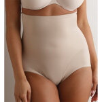 Culotte taille haute gainante - nude en nylon