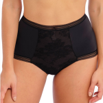 Culotte taille haute - noire fusion lace Culotte taille haute - noire fusion lace