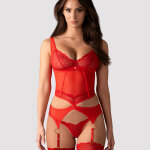 Cupide desir corset et string rouge