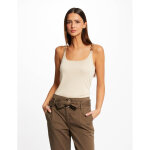 D�bardeur bretelles larges avec cha�nes ivoire