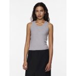 Débardeur col rond gris en viscose Débardeur col rond gris en viscose