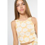 Debardeur fille alcagi jaune en coton amy Debardeur fille alcagi jaune en coton amy