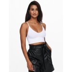 D�bardeur � fines bretelles c�tes court blanc