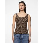 Débardeur imprimé kittetank top noir en coton opal Débardeur imprimé kittetank top noir en coton opal
