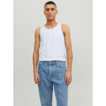 Dbardeur regular fit col rond sans manches blanc en coton