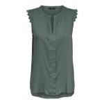 Débardeur regular fit vert foncé en viscose yara Débardeur regular fit vert foncé en viscose yara