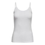 Dbardeur spaghetti col rond sans manches blanc en coton