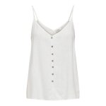 Débardeur spaghetti regular fit blanc en viscose molly Débardeur spaghetti regular fit blanc en viscose molly