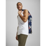 Débardeur stretch fit col rond sans manches blanc en coton Débardeur stretch fit col rond sans manches blanc en coton