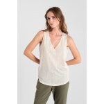 Debardeur en viscose garci blanc gia