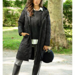 Doudoune longue monicas noir