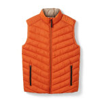 Doudoune orange sans manches zippé Doudoune orange sans manches zippé