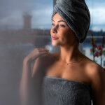 Drap de bain 100x150cm granite