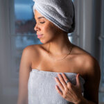 Drap de bain 100x150cm pearl grey