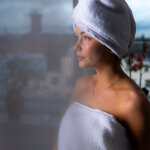 Drap de bain 100x150cm snow