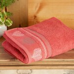 Drap de bain 450 g / m� valmo - rouge