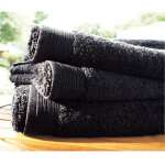 Drap de douche micro - coton 600 gr / m anthracite