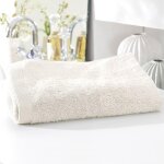 Drap de bain caroline blanc ivoire Drap de bain caroline blanc ivoire