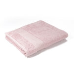 Drap de bain en coton ranger 620 g / m - taille 100 x 150 cm - vieux rose