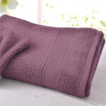 Drap de bain uni lauréat 450 gm2 becquet - violet Drap de bain uni lauréat 450 gm2 becquet - violet