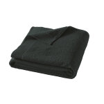 Drap de bain uni en micro - coton 600 gr / m - gris anthracite