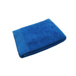 Drap de douche 70x140 micro - coton 600gr / m unis - bleu royal