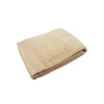 Drap de douche 70x140 micro - coton 600gr / m uni - sable