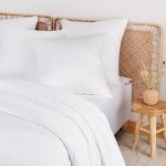 Drap housse en bambou - blanc Drap housse en bambou - blanc