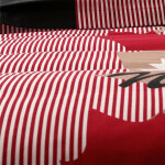 Drap housse en coton canada - rouge Drap housse en coton canada - rouge