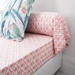 Drap - housse coton noemie - rose blush
