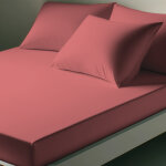 Drap - housse coton tertio ; - vieux - rose