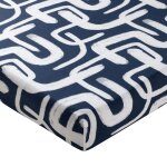 Drap housse deferlante - bleu marine Drap housse deferlante - bleu marine