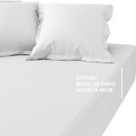 Drap - housse grand bonnet xl percale de coton tertio ; Drap - housse grand bonnet xl percale de coton tertio ;