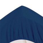 Drap - housse jersey coton grands bonnets 30 cm laurat - bleu