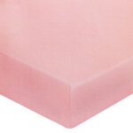 Drap housse lin lav� louxor bois de rose bonnet 30 cm