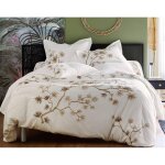 Drap - housse mila blanc en coton