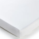 Drap - housse en percale de coton cuptea blanc Drap - housse en percale de coton cuptea blanc