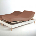 Drap - housse sommier articul� gaze de coton tertio ; - rouille