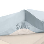 Drap - housse uni en jersey super grands bonnets 40 cm gris perle Drap - housse uni en jersey super grands bonnets 40 cm gris perle