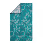 Drap de plage en jacquard de coton, bali bleu turquoise - essix Drap de plage en jacquard de coton, bali bleu turquoise - essix