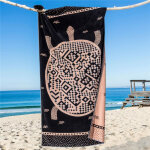 Drap de plage tortue maori - multicolore Drap de plage tortue maori - multicolore