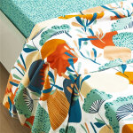 Drap plat coconut - vert