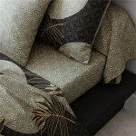 Drap plat en coton motif art d�c dr. baltia