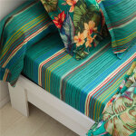 Drap plat en coton georgia - multicolore