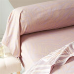 Drap plat en coton laure jaune or