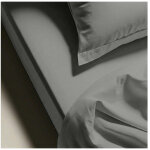 Drap plat coton tertio ; - bleu - glacier