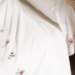 Drap plat en percale de coton dr. lorenza - blanc Drap plat en percale de coton dr. lorenza - blanc