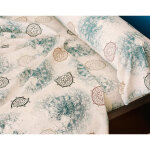Drap plat en percale de coton kyoto multicolore
